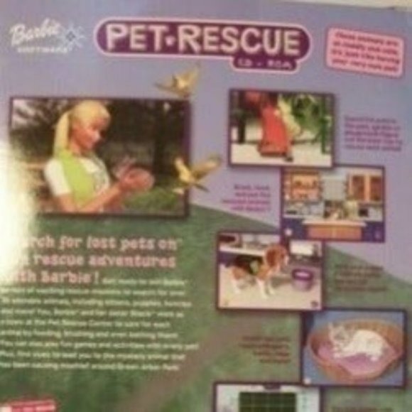 Vintage Barbie GAME Videogame Complete 2000 Pet Rescue CD-Rom PC Computer - Picture 7 of 12